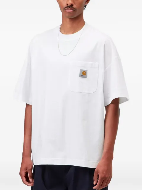 Carhartt WIP work pocket T-Shirt White I037015