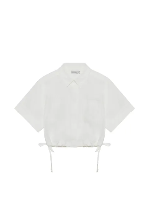 SIMKHAI Ryett cropped shirt White 3262160CF