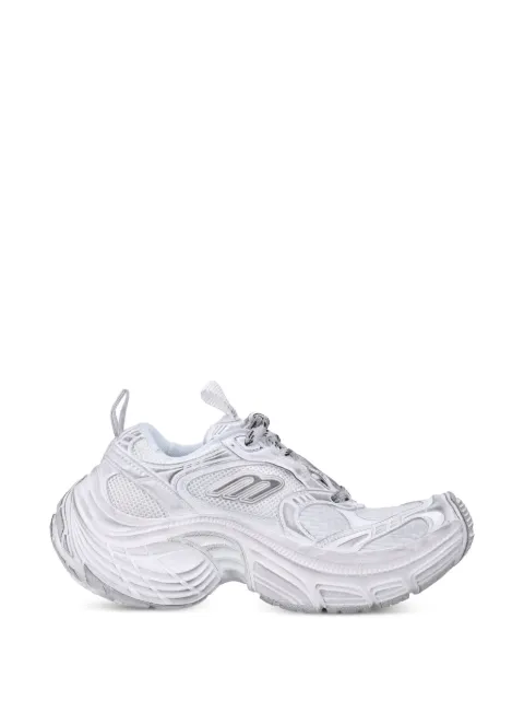 Balenciaga 6XL distressed-effect panelled sneakers White 815853W2MV2