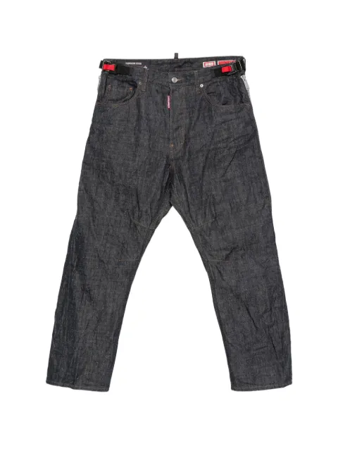DSQUARED2 Kawaii logo-patch jeans Blue S71LB1817S30485