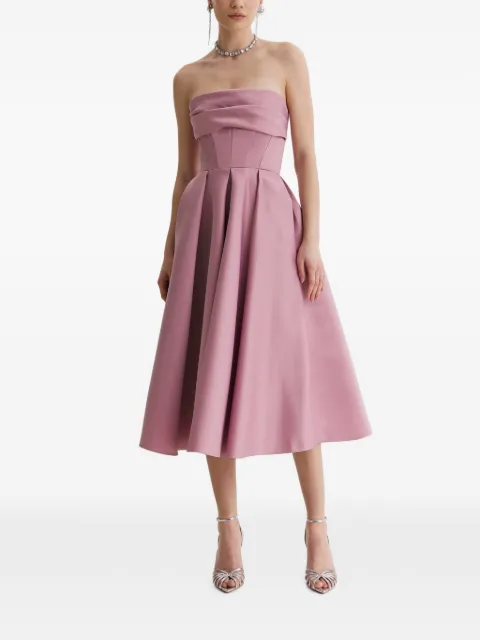FRAMBOISE Napea strapless dress Pink NAPEA