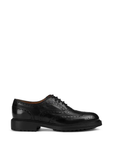 Doucal's brogue-detail Oxford shoes Black DU3500HENRUF188NN00