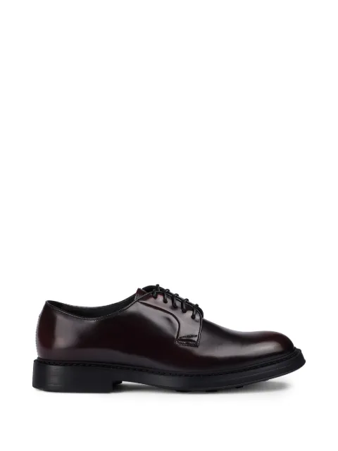 Doucal's lace-up leather Derby shoes Brown DU1385BRUXUF007NR23