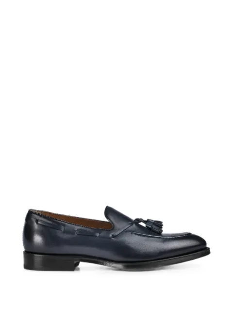 Doucal's tassel-detail leather loafers Blue DU3339ORVXUF259NB00