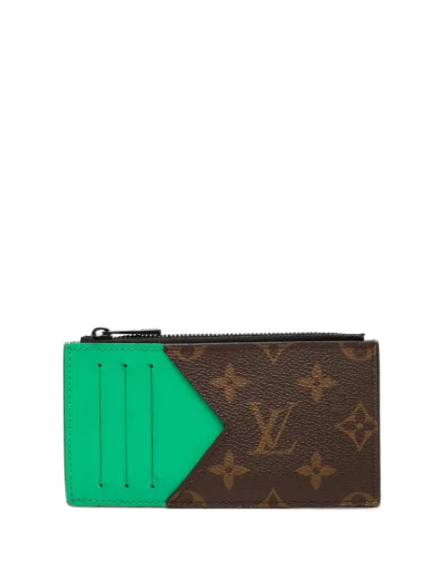 Louis Vuitton Pre-Owned 2010-2026 Monogram Macassar Card Holder coin pouch Brown TUU3ZPGUSAIQNV2O