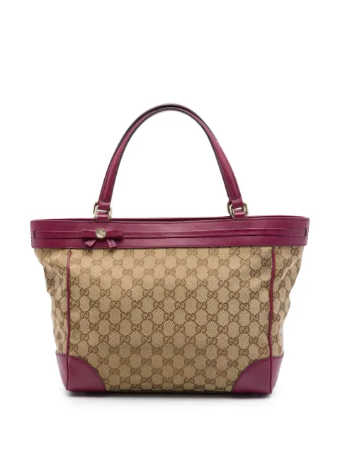 Gucci Pre-Owned 2016-2026 GG Canvas Mayfair tote bag Neutrals ZESKFGCV56S30046