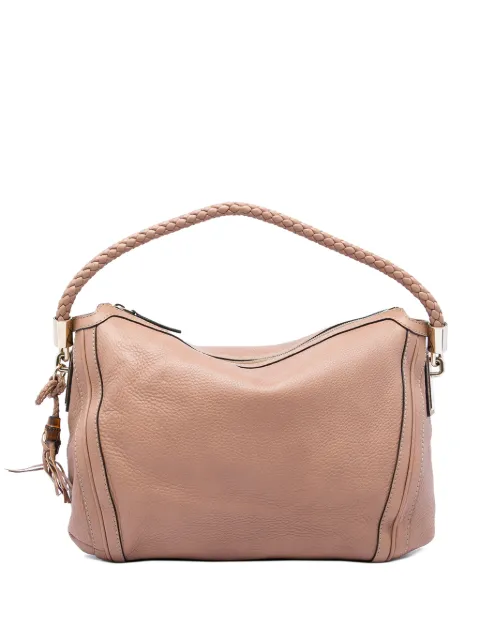 Gucci Pre-Owned 2016-2026 Medium Pebbled Calfskin Bella shoulder bag Brown UFK5TVFWCUQ4V37T