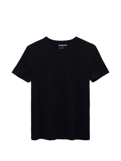 SIMKHAI crew-neck T-shirt Black S296FTS678BLACK