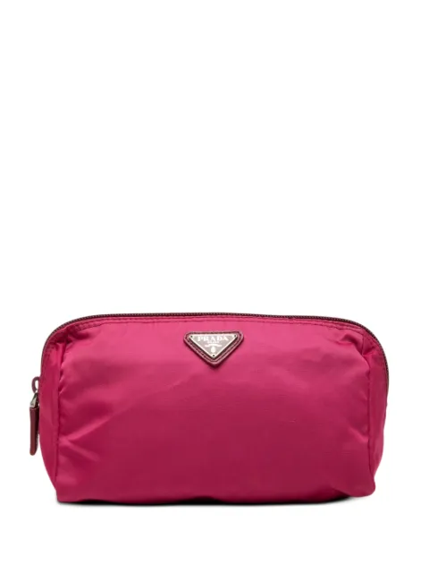 Prada Pre-Owned 2000-2013 Tessuto Cosmetic pouch Pink 48YR7QQQ5KRLPJB2