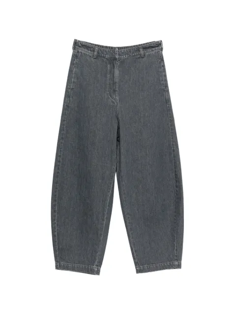 Cordera elasticated-waistband wide-leg jeans Grey 263067GR1