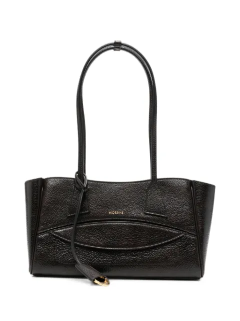 HIDESINS logo-print pebbled tote bag Brown SH13LAGOON