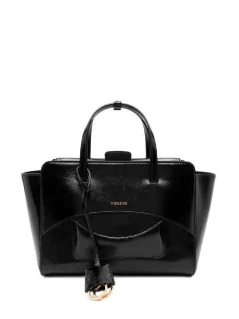 HIDESINS Flap M Crisp tote bag Black FL12CRISP