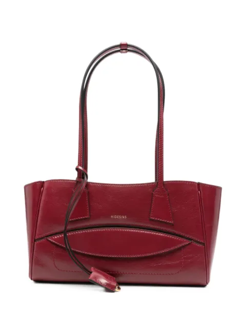 HIDESINS small logo-print leather shoulder bag Red SH13LAGOON