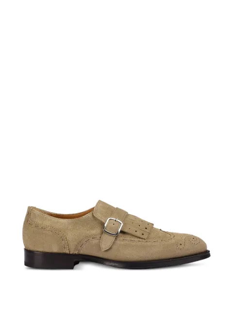 Doucal's fringed brogue monk shoes Neutrals DU3536ORVXUF009TM08