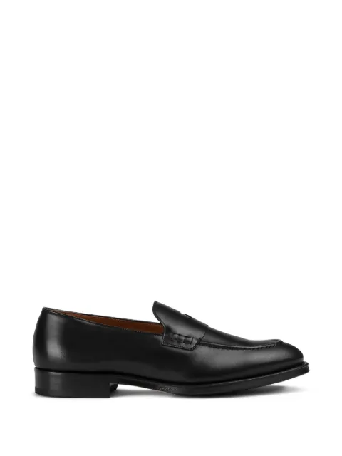 Doucal's almond-toe penny loafers Black DU3340ORVXUF259NN00