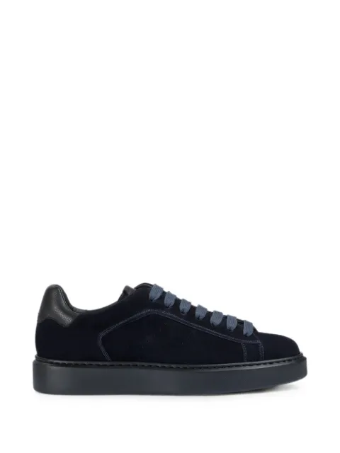 Doucal's low-top suede sneakers Blue DU2852ALEXPF880NB33