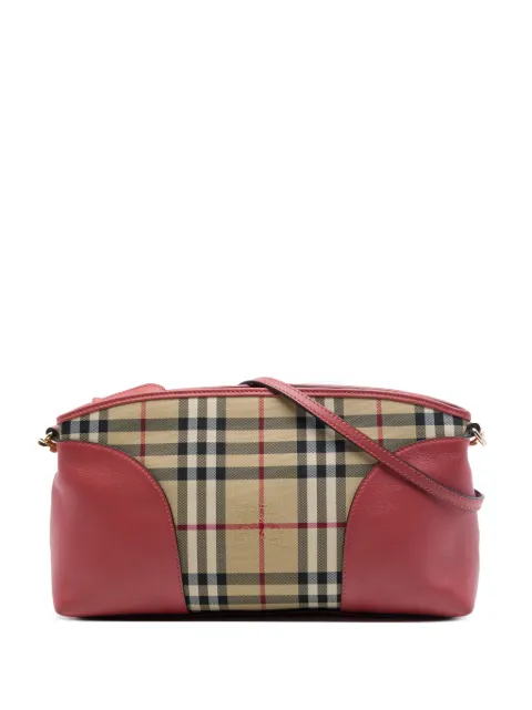 Burberry Pre-Owned 2000-2017 Haymarket Check Coated Canvas Chichester crossbody bag Neutrals YKP3O4KOVYCU7UFQ