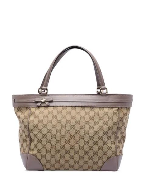 Gucci Pre-Owned 2016-2026 GG Canvas Mayfair tote bag Neutrals TFT0YV0XXA6IYF3F