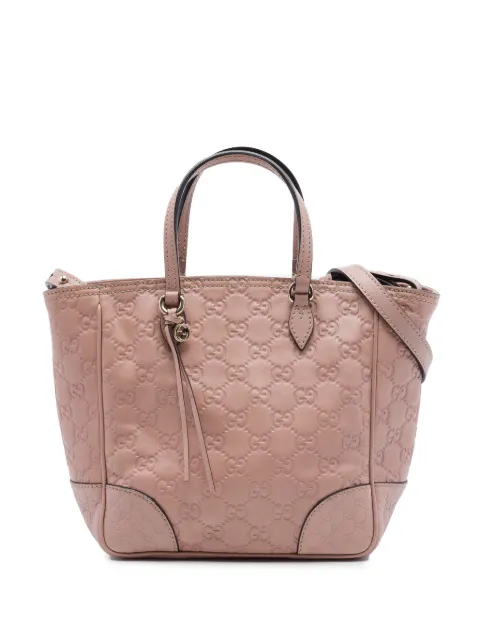 Gucci Pre-Owned 2016-2026 Small Guccissima Bree satchel Pink P5IKVI3G2X0EWH16