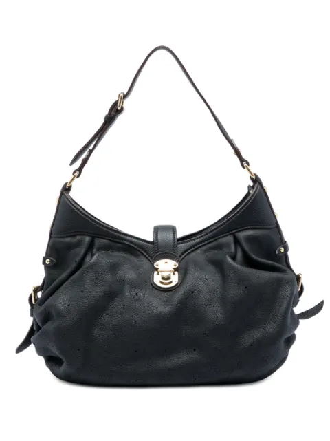 Louis Vuitton Pre-Owned 2008 Monogram Mahina XS crossbody bag Black 1SP7UFS988W2OEV6