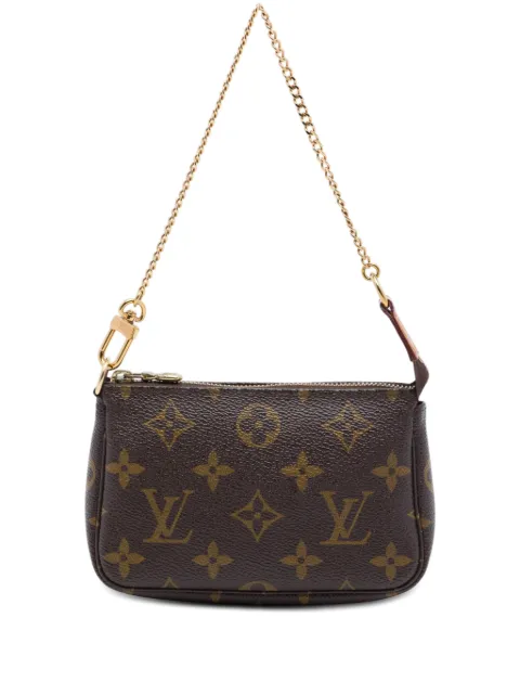 Louis Vuitton Pre-Owned 2018 Monogram Mini Pochette Accessoires handbag Brown 0QI6MPHYXF1GJRES