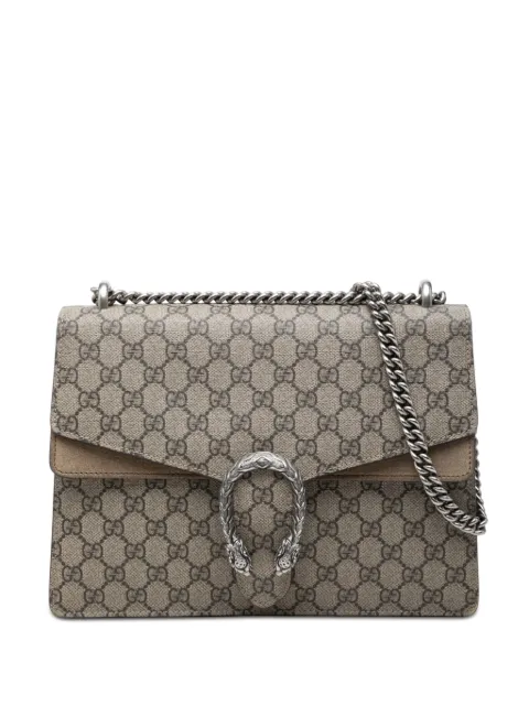 Gucci Pre-Owned 2016-2026 Medium GG Supreme Dionysus shoulder bag Neutrals EM0GPSBXTFZ9EWDR