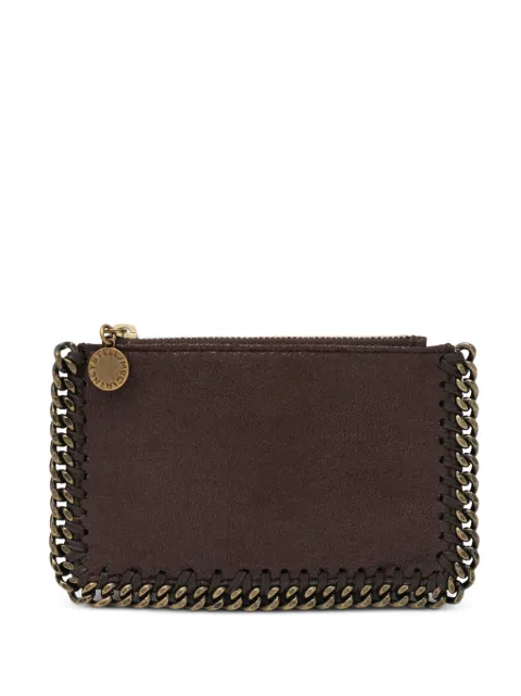 Stella McCartney Falabella zip card holder Brown 7P0094WP0735