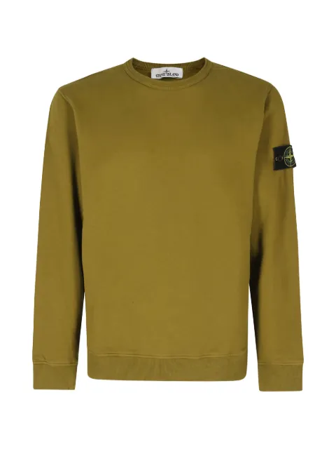 Stone Island logo-patch sweater Green L2S156100049S0A20