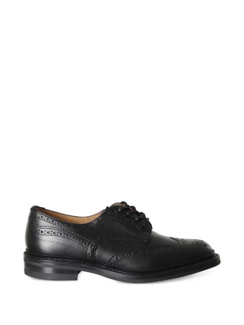Tricker's Bourton brogue leather derby shoes Black 5633