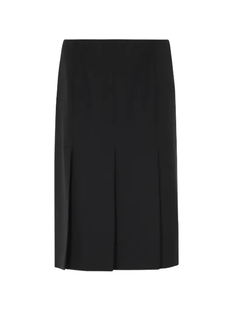 Seventy midi pleated-detail pencil skirt Black GO0815180003099