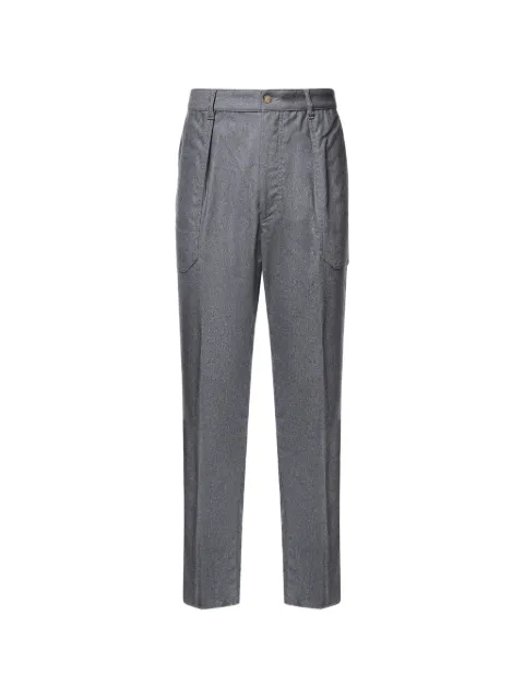 Eleventy pleated patch-pocket jeans Grey N75PANM12TES0N137