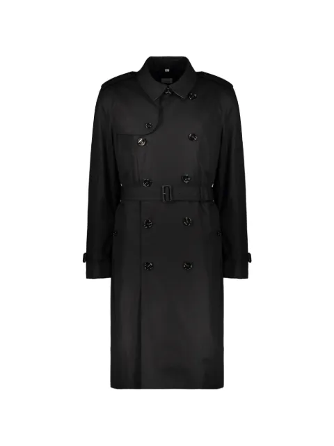 Burberry double-breasted belted trench coat Black 80842151