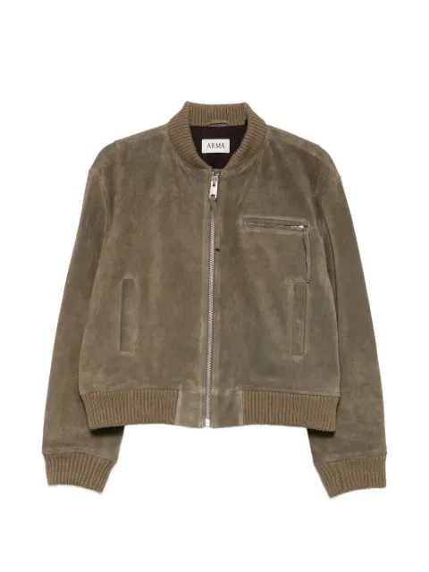 Arma Elysia leather jacket Green 008L266042