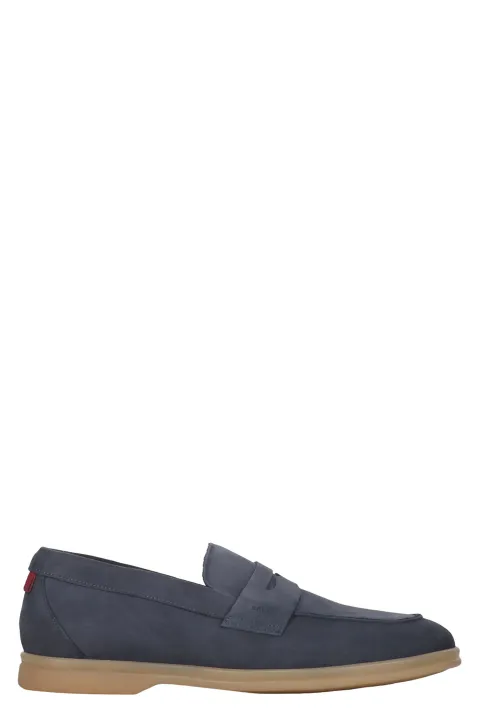 Bally leather loafers Blue WEBBYMO