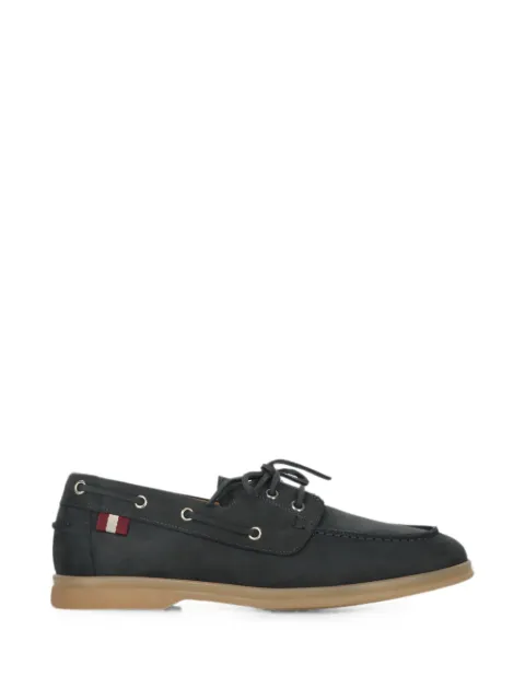 Bally leather loafers Blue WEBBYMOBARCA