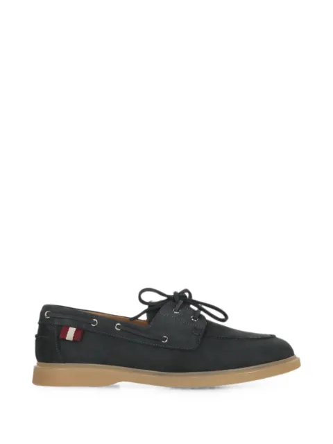 Bally leather loafers Blue WEBBYWOBARCA