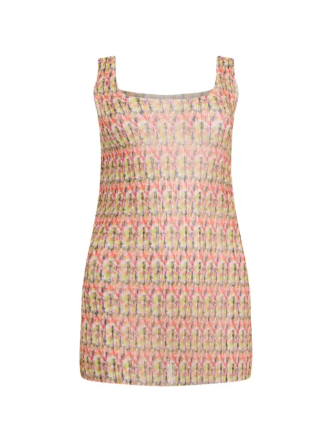 Philosophy Di Lorenzo Serafini plissé-effect square-neck top Pink T080507151224