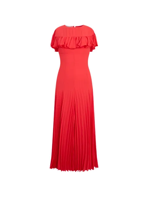 Philosophy Di Lorenzo Serafini ruffled pleated maxi dress Red T044807280129