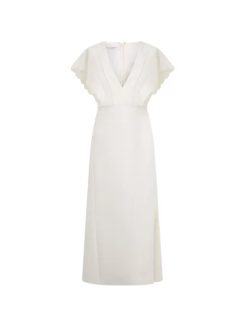 Philosophy Di Lorenzo Serafini scalloped-edge V-neck maxi dress White A04435727