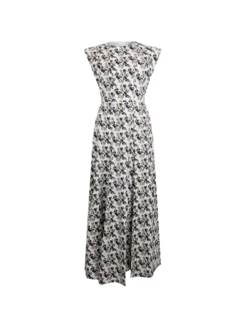 Philosophy Di Lorenzo Serafini floral-print sleeveless maxi dress White T04420737