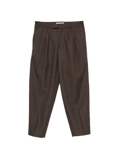 Briglia 1949 pleated straight-leg trousers Brown ASTORIAS400238