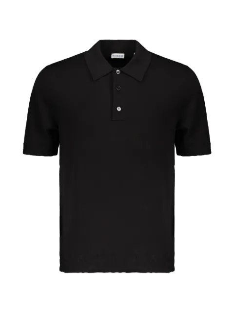 Burberry short-sleeve cotton polo shirt Black 8104209