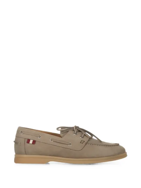 Bally suede boat shoes Neutrals WEBBYMOBARCA