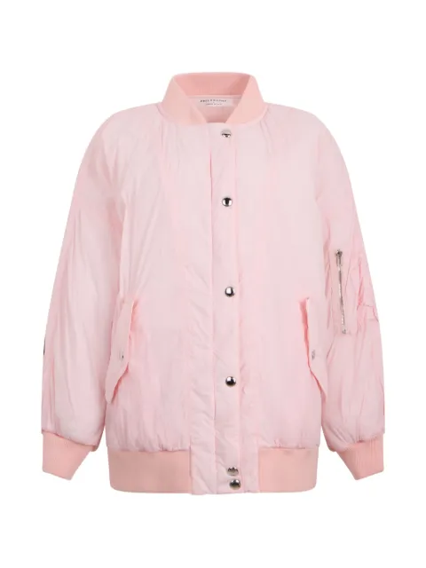 Philosophy Di Lorenzo Serafini button-fastening bomber jacket Pink A06075729