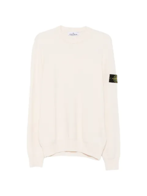Stone Island logo-patch sweater Neutrals L2S155100011S01C4