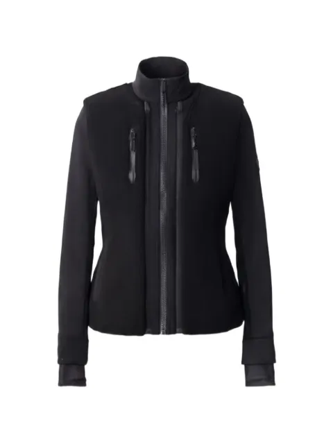 Mackage Dewi shearling-panel ski jacket Black P003716DEWI