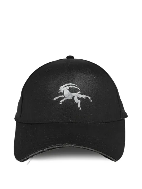 PROTOTYPES sprayed-effect distressed-finish cap Black PT09ACC02USBK