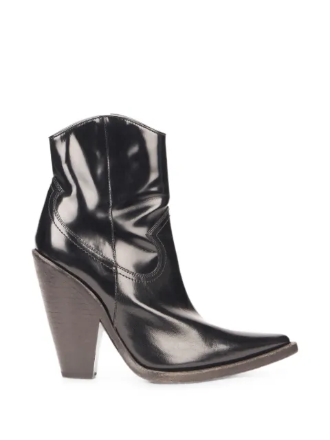 Philosophy Di Lorenzo Serafini tapered cone-heel boots Black A320371860555