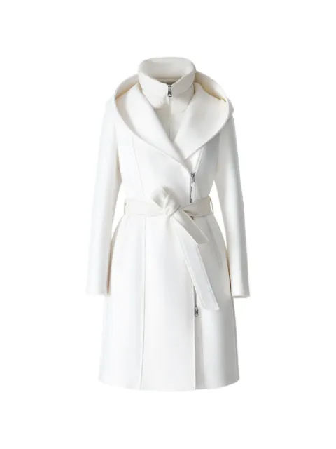 Mackage SHIA-SLB belted hooded coat White P003055SHIASLB