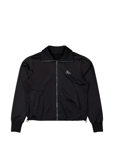 PROTOTYPES rhinestone-embellished track jacket Black PT09SW01MWBK
